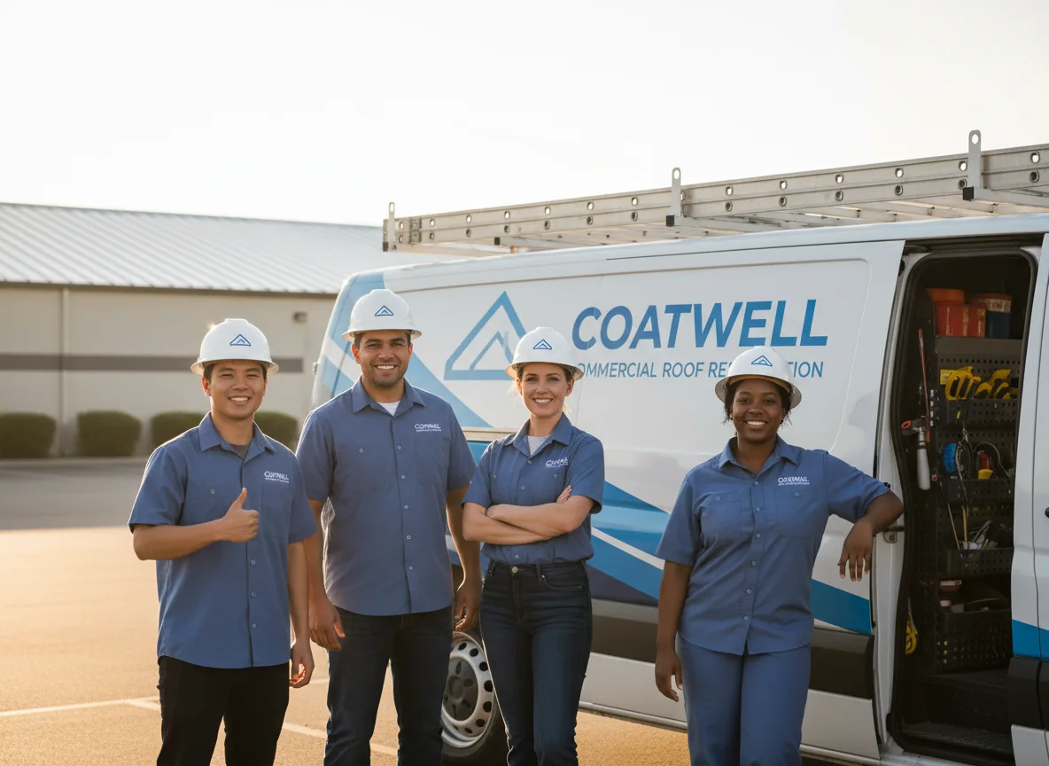 Commercial roof coating company in Menasha, WI